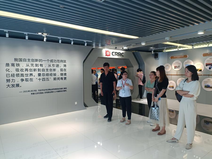 在中车株洲电力机车研究所有限公司进行调研