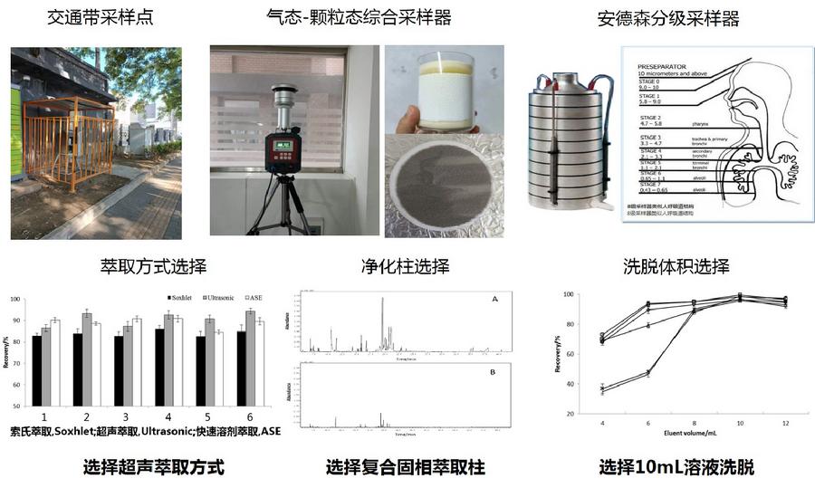 图6.建立大气和植物叶片中9种溴代阻燃剂的分析方法