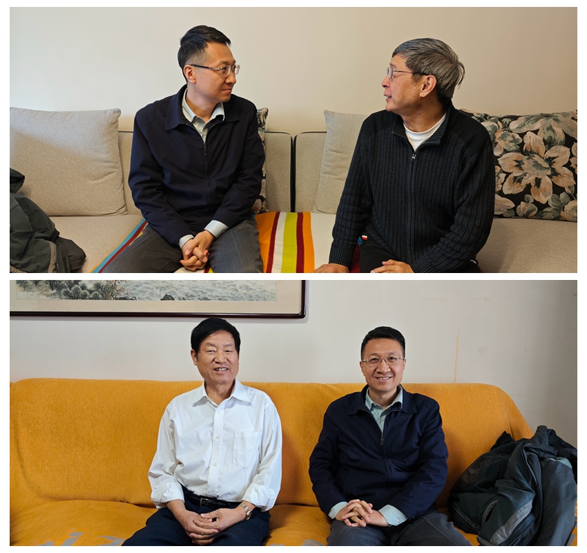 杨东起走访慰问老领导