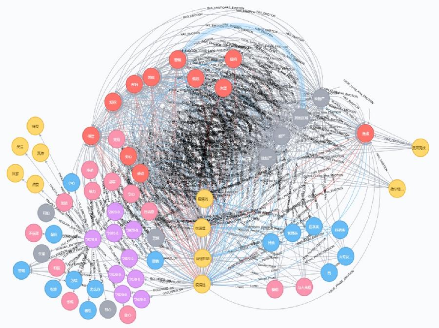 图2.公众风险感知知识图谱关系