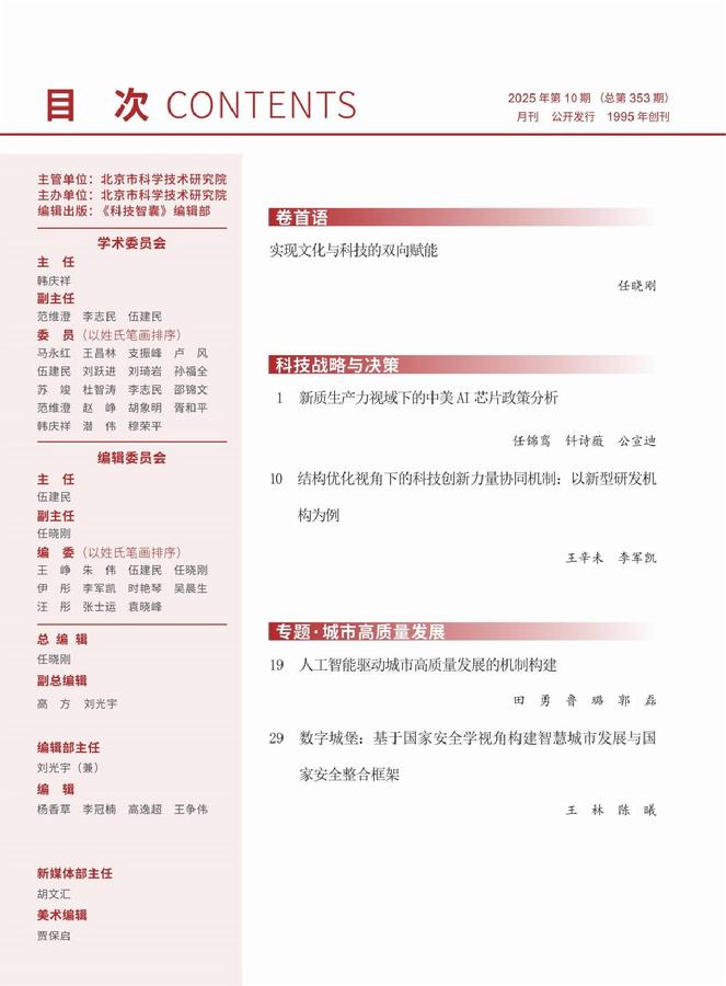 《科技智囊》2025年第10目录