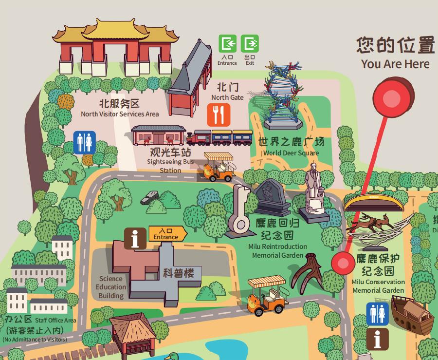 新增加“您的位置”提示