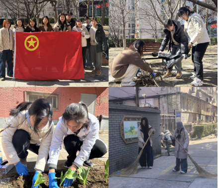 开展“社区环境整治，青春同行”志愿服务