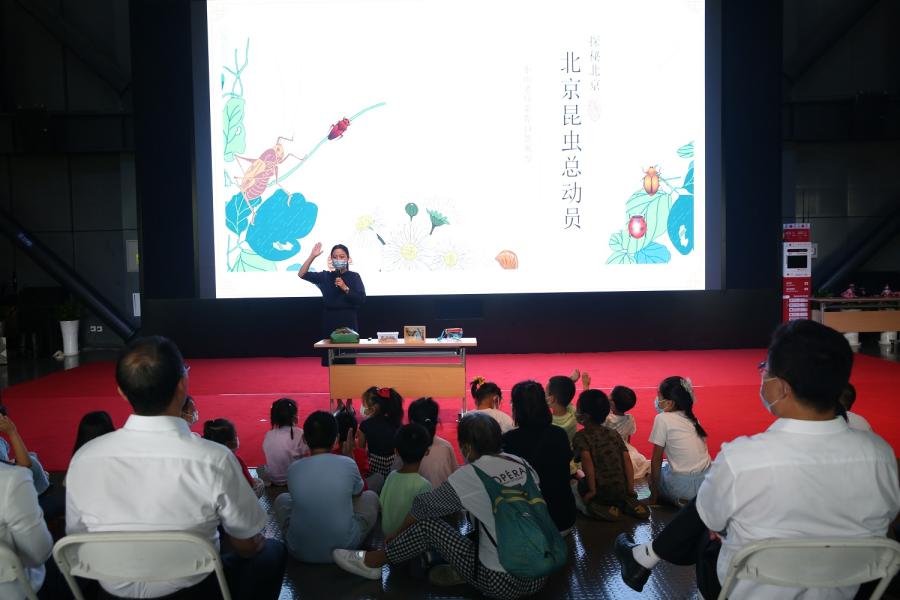 北京自然博物馆科研人员王岑讲授《帝都昆虫总动员》实验课