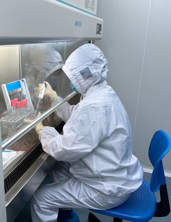 图2医用防护服微生物检测